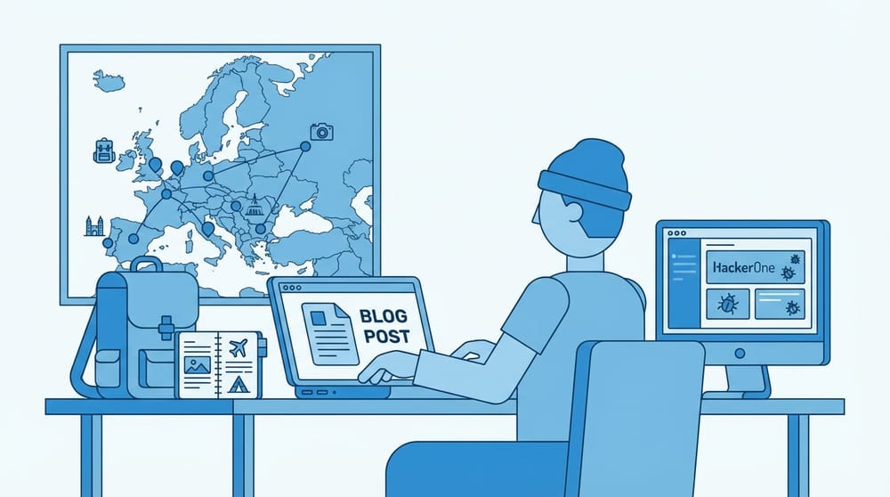 Weekly Posts, Hackerone, and a European trip