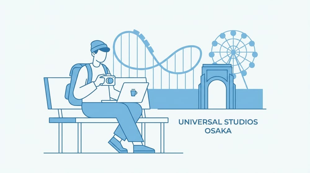 Osaka, Universal Studio, and working on vacation