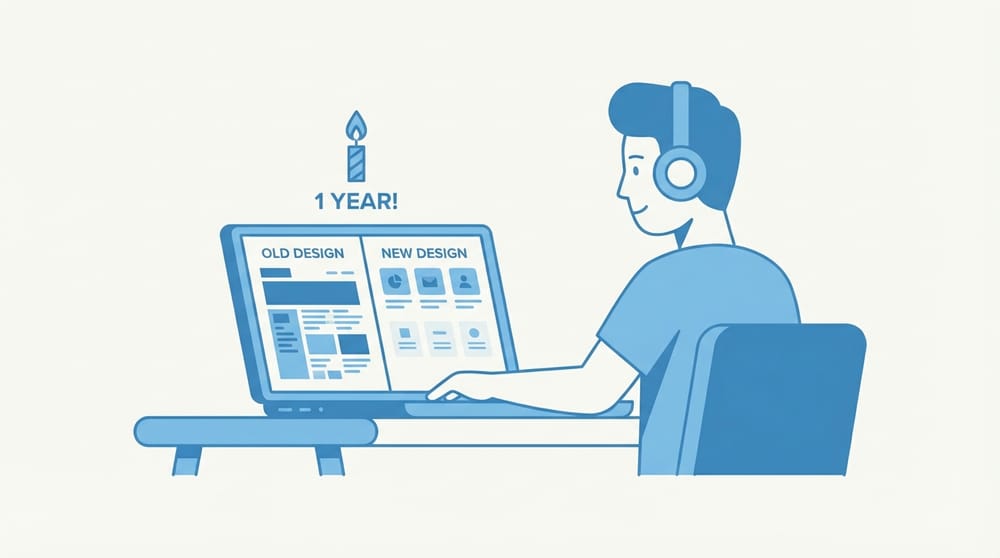 A year of blogging, new design, and Hackyx