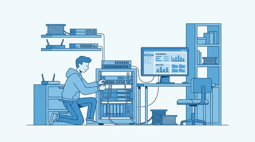 The setup of my homelab