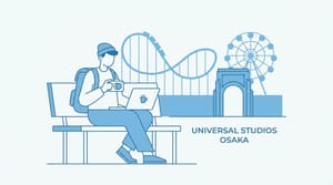 Osaka, Universal Studio, and working on vacation